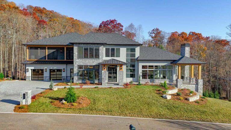 31 Rain Lily Trail. Big Hills Construction Custom Home Builder in Asheville, North Carolina