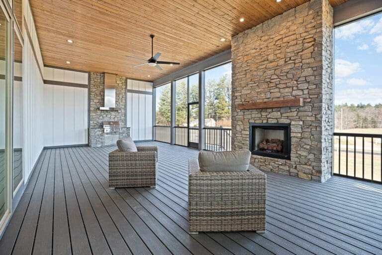 717 Daniel Circle Dr. Big Hills Construction Custom Home Builder in Asheville, North Carolina