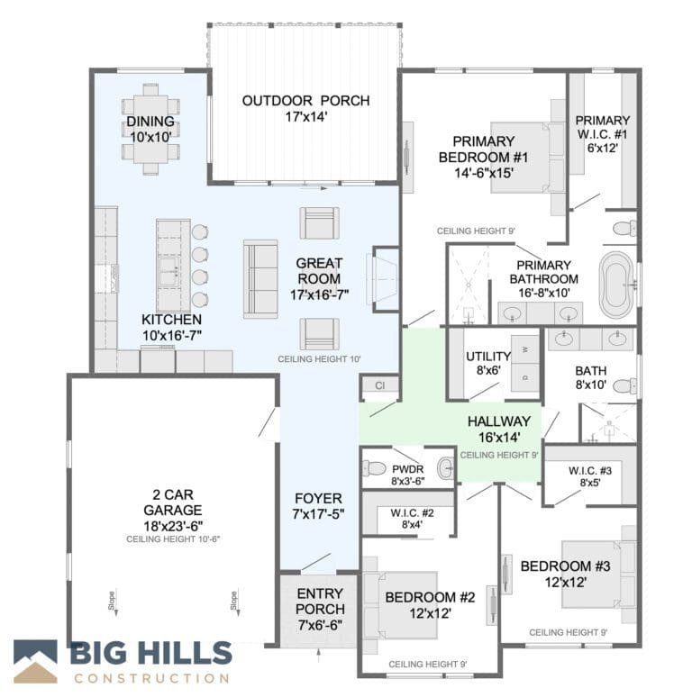 317 Avery Trail Dr. Big Hills Construction Custom Home Builder in Asheville, North Carolina