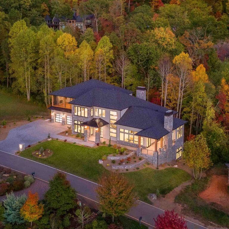 31 Rain Lily Trail. Big Hills Construction Custom Home Builder in Asheville, North Carolina