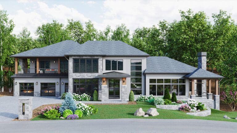 New House in Cliffs, NC (Lot 9). Big Hills Construction Custom Home Builder in Asheville, North Carolina