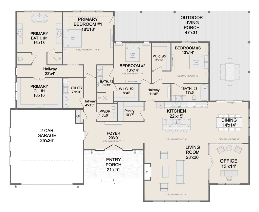 Big Hills Floor Plans: Easy planning of your dream home. Big Hills Construction Custom Home Builder in Asheville, North Carolina