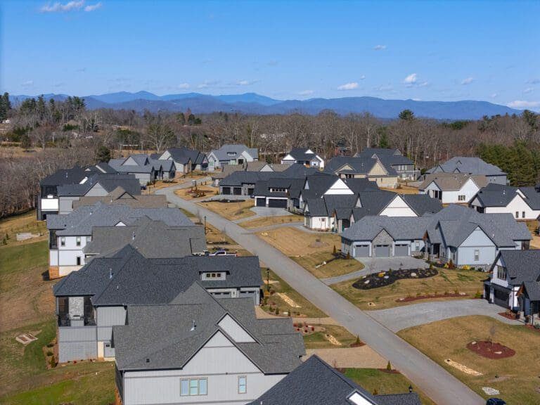 Evergreen Elegance: Year-Round Serenity at Mills River Crossing. Big Hills Construction Custom Home Builder in Asheville, North Carolina