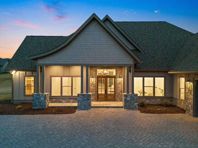 696 Daniel Circle Dr. Big Hills Construction Custom Home Builder in Asheville, North Carolina