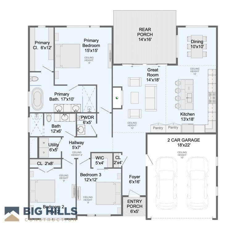 313 Avery Trail Dr. Big Hills Construction Custom Home Builder in Asheville, North Carolina