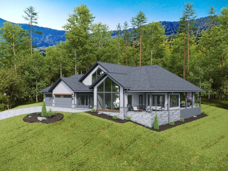 15 Venetian Dr. Big Hills Construction Custom Home Builder in Asheville, North Carolina