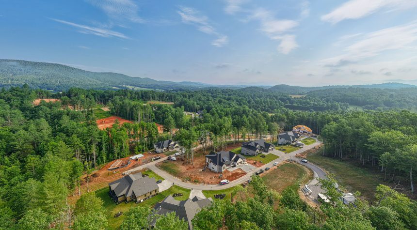 1105 Ascension Valley. Big Hills Construction Custom Home Builder in Asheville, North Carolina